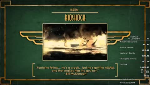 BioShock All Collectibles Speedrun in 1:29:19
