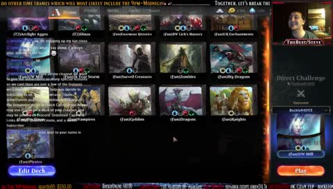 250 card deck vs Mill Deck, Pt 1 the start.