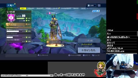 ∽【野良スクワッドでビクロイ目指す】ぬっきーのフォートナイト