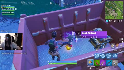 Late night fortnite Ft. salmon colored sweater