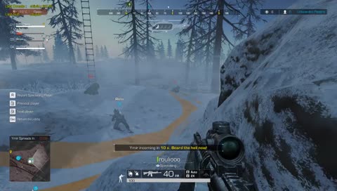 Si la on voit pas réni monter suivit de prendre l avion (helicopter pour rulio)