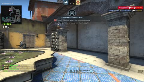 Shooting bullets!