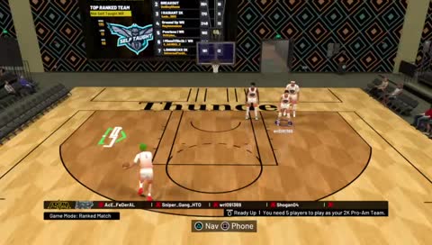 Nba2k19 Phoenix thunder vs San Antonio Revenge