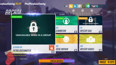 Friday OW frolick! Tier 3 subs welcome to jump in with VA Erin.