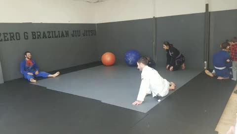 Zero G Brazilian jiu-jitsu class