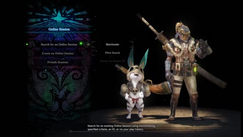 Playing monster hunter world