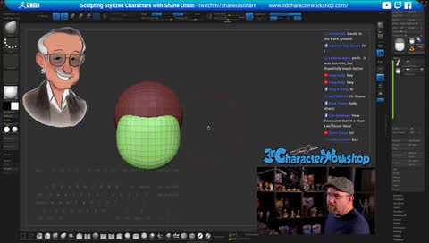 ZBrush 2018 - Sculpting Stylized Characters with Shane Olson - #ZBrushLIVE