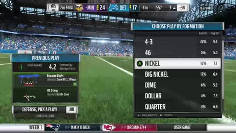TFGO 32-Team Heavy Realism League | 2020 Week 1: Vikings (0-0) @ Lions(0-0)