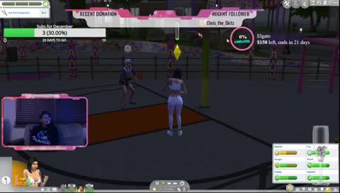 Let's catch up & dress some Sims 