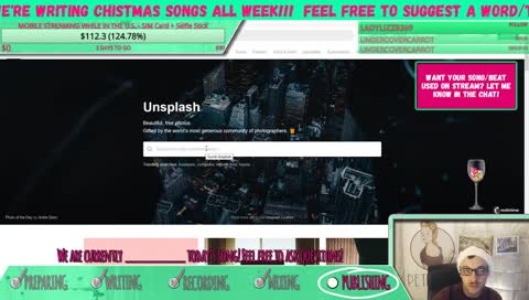 CHRISTMAS RAP - Recording A New Song! [Song-a-day 205/365] || QotD: Who's the relative you hope doesn't show up to xmas this year? 