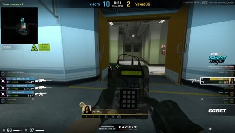 jayzaR - 1vs3 clutch (T - post-plant situation)