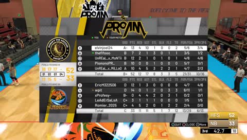 HFS vs NET BURNERS wgb LEAGUE 