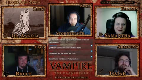 [Vampire V5] Blood and Sand #5 - Humanity | Pen and Paper Rollenspiel