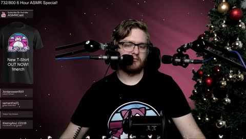 ASMR LIVE - NEW SHIRT IS LIVE !MERCH - !SUB & !XMAS Get Your Very Own Bauble On The Tree!