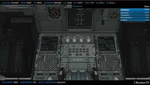 [P3D V4.4] TFDi B717 from Lihue/PHLI to Hilo/PHTO and [XP11.30b7] FF320 EDDF-EDDC-EDDF