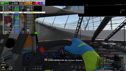 PPR Racing at OBRL's Seat Time Racing School GN Series. 88 Laps. 11:30 Race Start Time