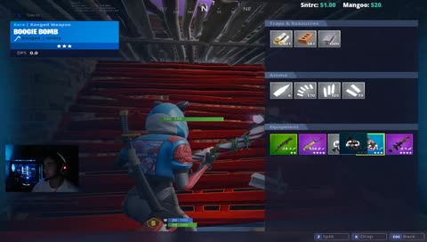 Getting bopped by the goat BH Pow