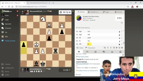 Reta a elmessidelajedrez
jerryfly y Julio están jugando