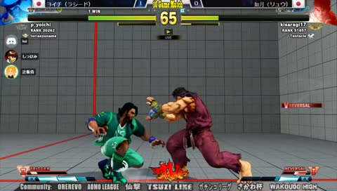 10先　ヨイチ（ラシード）ＶＳ如月（リュウ）