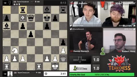 Team Chessbrah vs. Team Chess.com - First Ever "Team Chess" show.