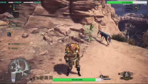 Monster Hunter with my baby :3 Road to 900 follows!