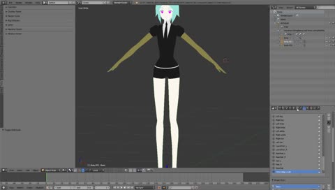 UVMapping a Leg showing thing