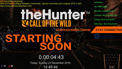 the hunter call of the wild sunday bonus livestream