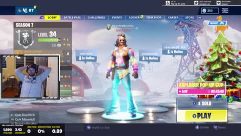 (XBOX) 1,890 wins! Duo Tourney with Gunner!