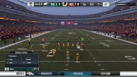 Eagles vs Redskins MSR