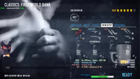 [PC] Thursday ! PayDay 2 with friend , viewers and poopies , while opening safes , maybe a giveaways  ...