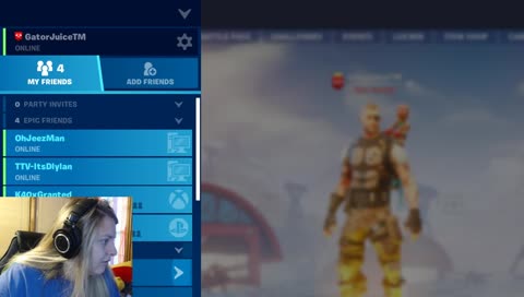 Special Guest Lauren. Gator is at work!