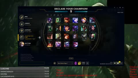 Gangplank Main D1, Playing on euw then na