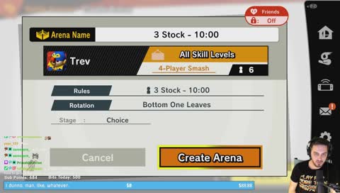 the only smash bros stream on top of a piano