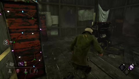 창틀 너머 때리기