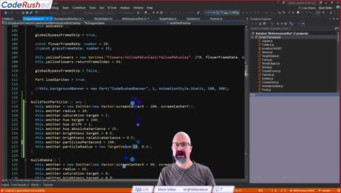 CodeRushed e69 - Pull Requests, Playing with the Particle System, and Unscrolling Mystical Scrolls!