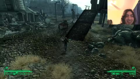 Fallout 3 Quest: "Wasteland Survival Guide (minefield part)" - Melee Character/Tunnel Snake
