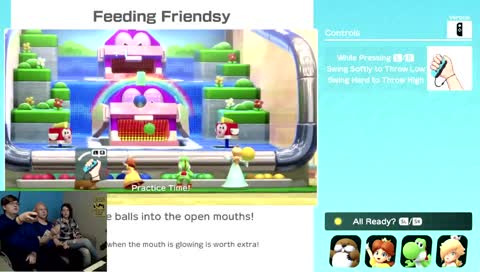 "Throwing balls into the open mouths" (Drayux 2019)