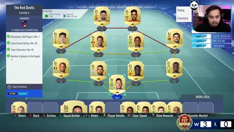 فوت تشامبيونز مع كيس الاسمنت