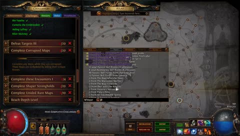 Lvl 89 Missing one skill point 4Head