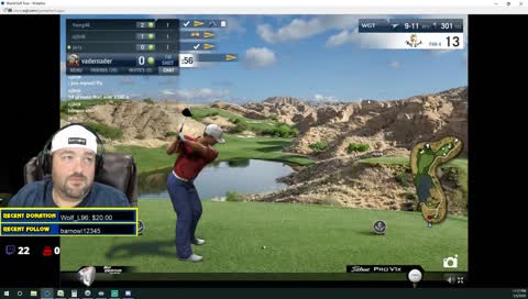 Almost hole in one on par 4