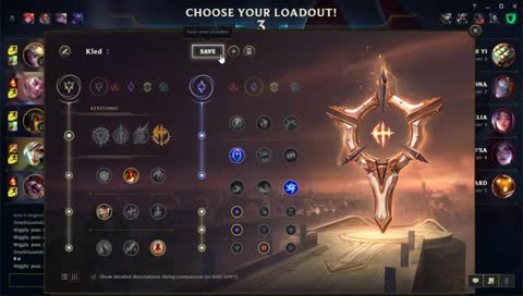 S8 Challenger Kled Main: 2+ Mil. Mastery: Preseason Solo Q 500+ LP atm (NA)
