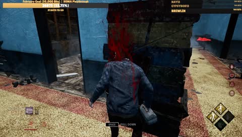 Bearded man slams wood in innocent Asian girls face.