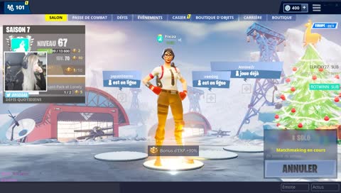 Solo Fortnite pour commencer !