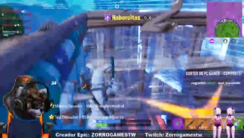 [Esp/Ing] 🦊¡Zorrorin Blue + Sorteo PC, Jugando Con Followers!🦊