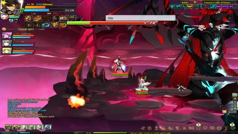 [Elsword EU]12-7 Crimson Cradle of Flames, 3 man party runs