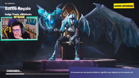 Mapa nevado Fortnite!sub @WithZack en redes