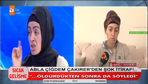 45 cm yiyen çiğdem itiraf ediyor