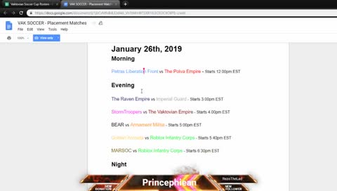 [VAK] Soccer Tournament