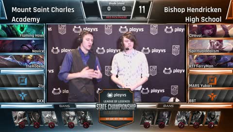 Rhode Island State Championship | Mount St Charles VS Bishop Hendricken