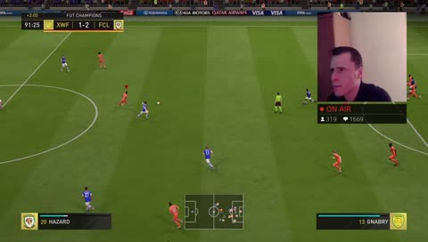 played the most perfect ball...... to the opponent